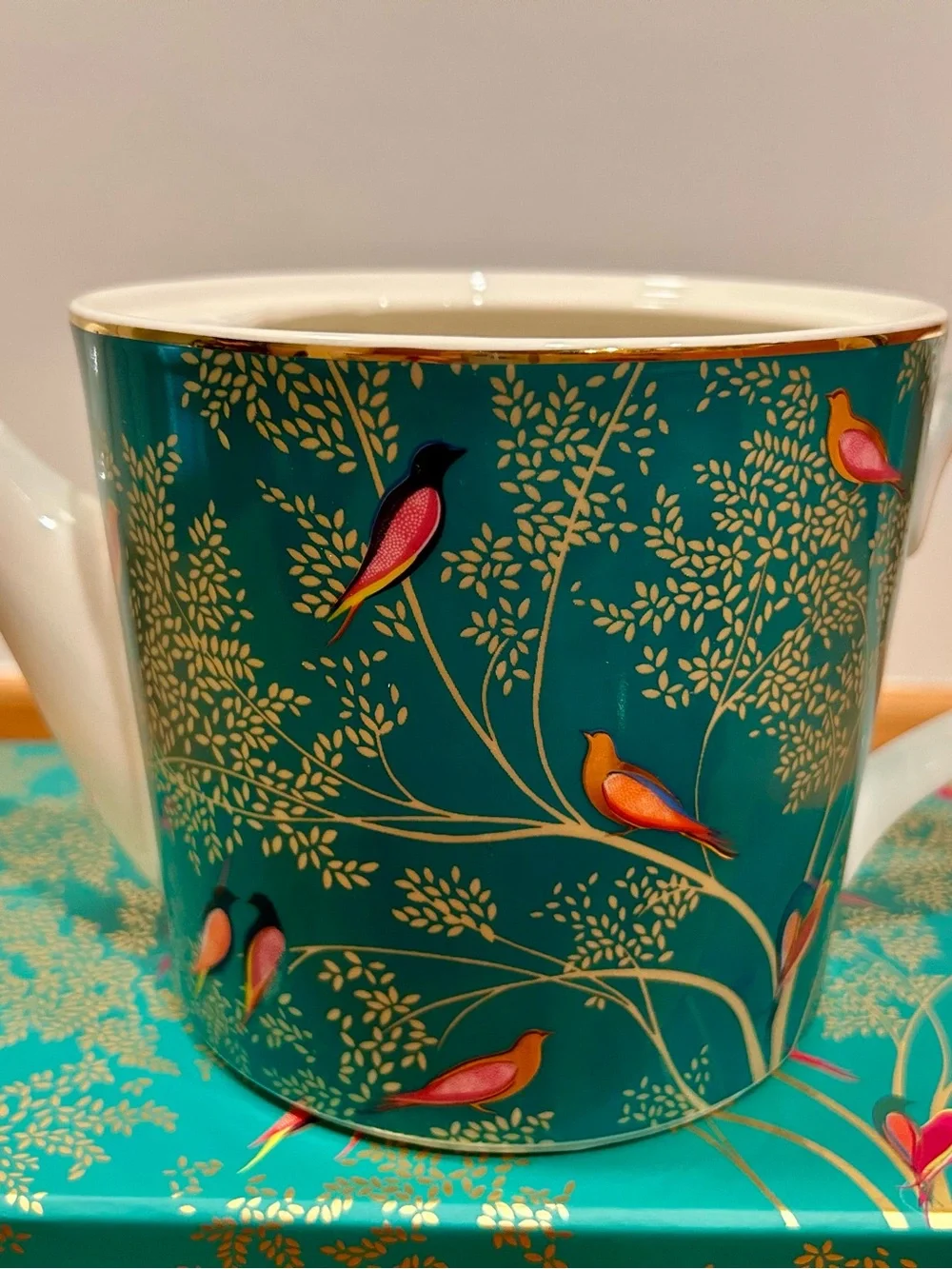 Sara Miller Portmeirion Chelsea China Teapot